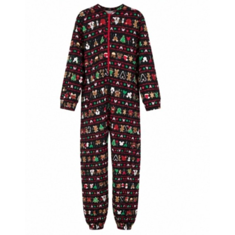 Disney Parks Christmas 2019 Mickey Mouse Holiday Ear Hoodie Pajamas XL